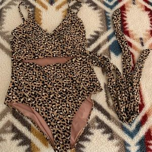 Aerie one piece wrap swimsuit